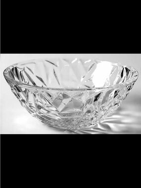 Tiffany & Co. Rock Cut Glass Bowl 6” Sealed In Box
